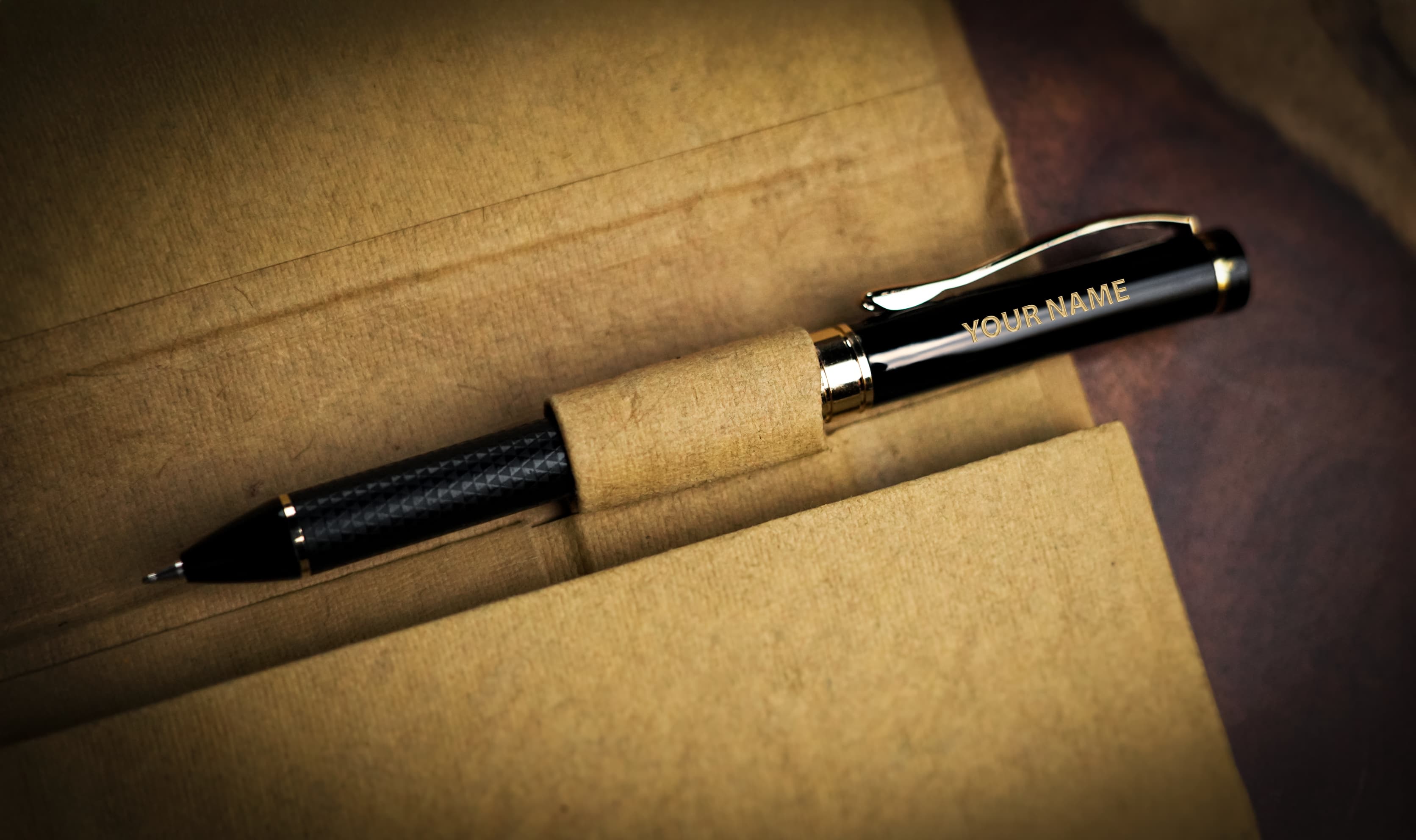 Chrome-Accented Ballpoint Pen