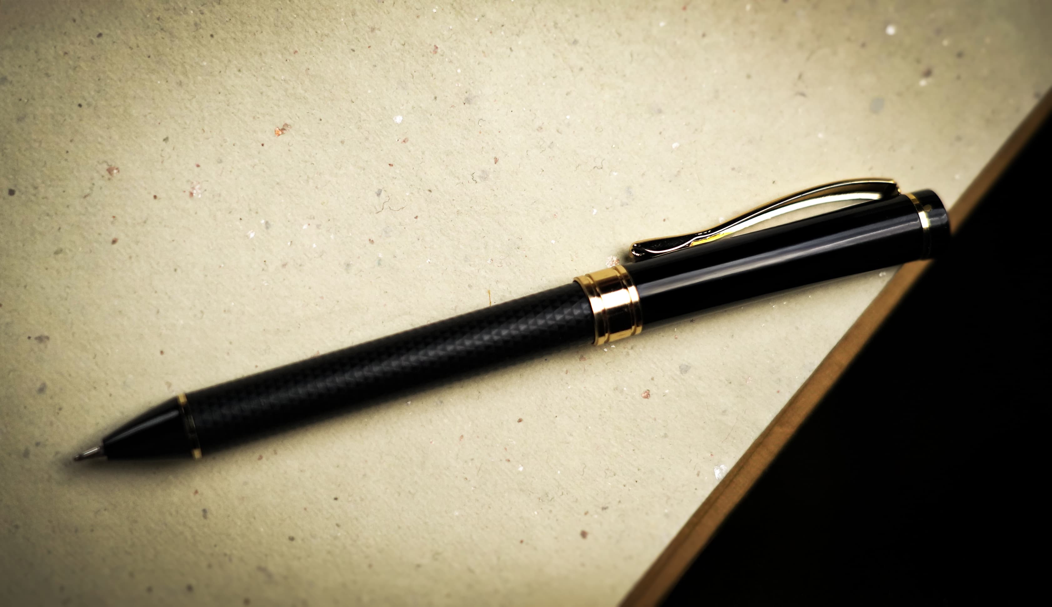 Chrome-Accented Ballpoint Pen