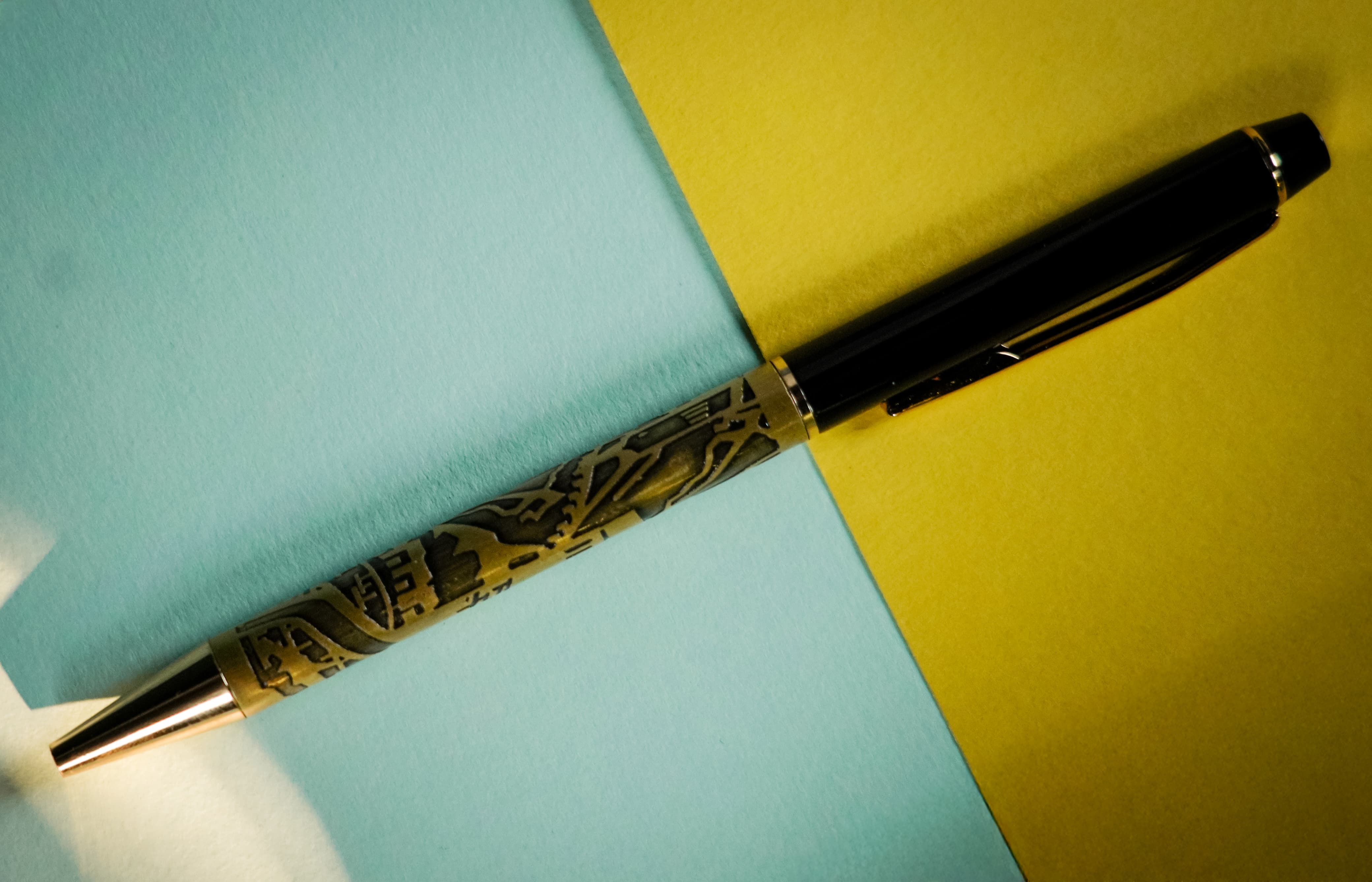 Gold Plated Ring Pen