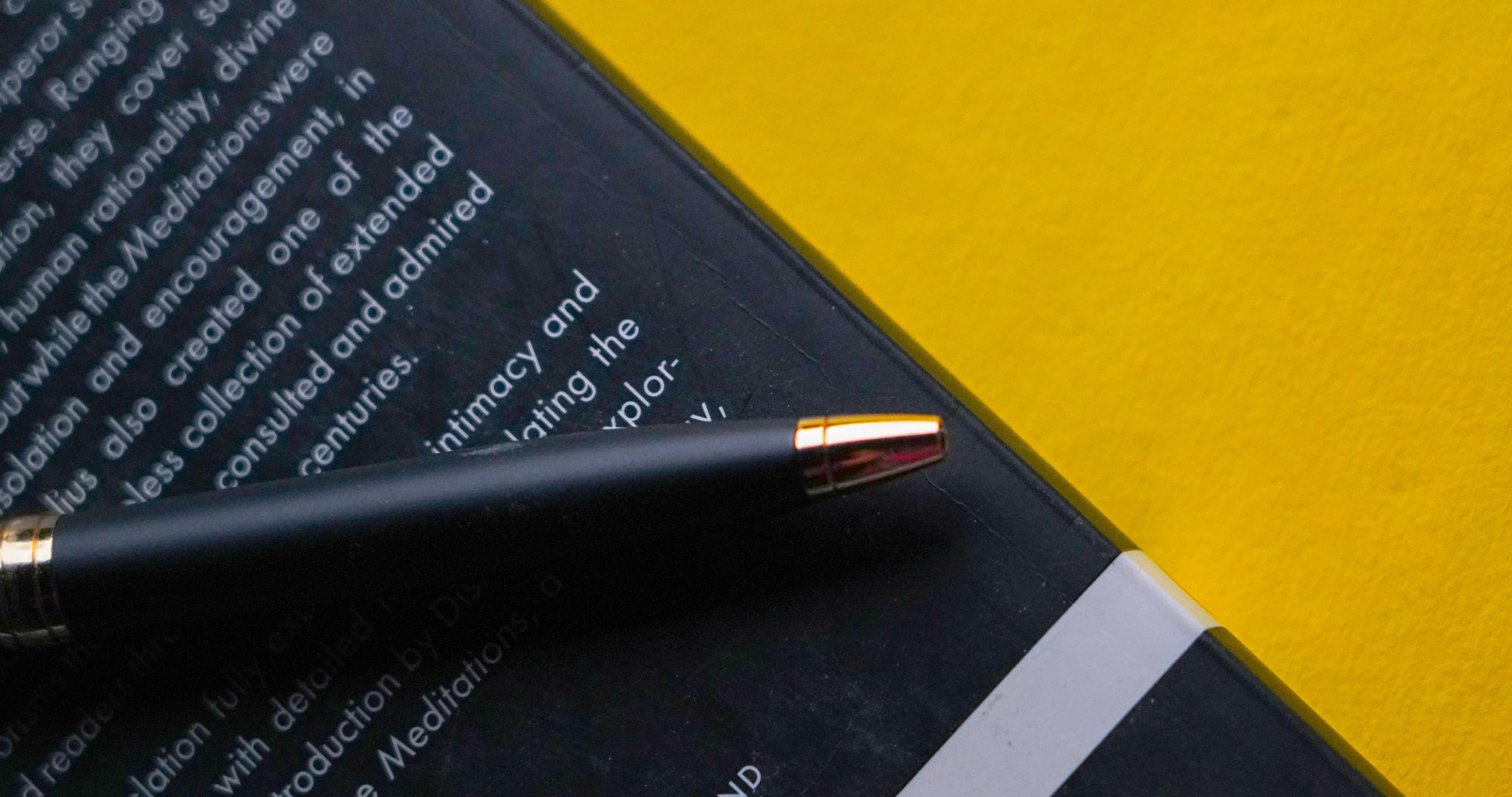 Sleek Mat Black Pen