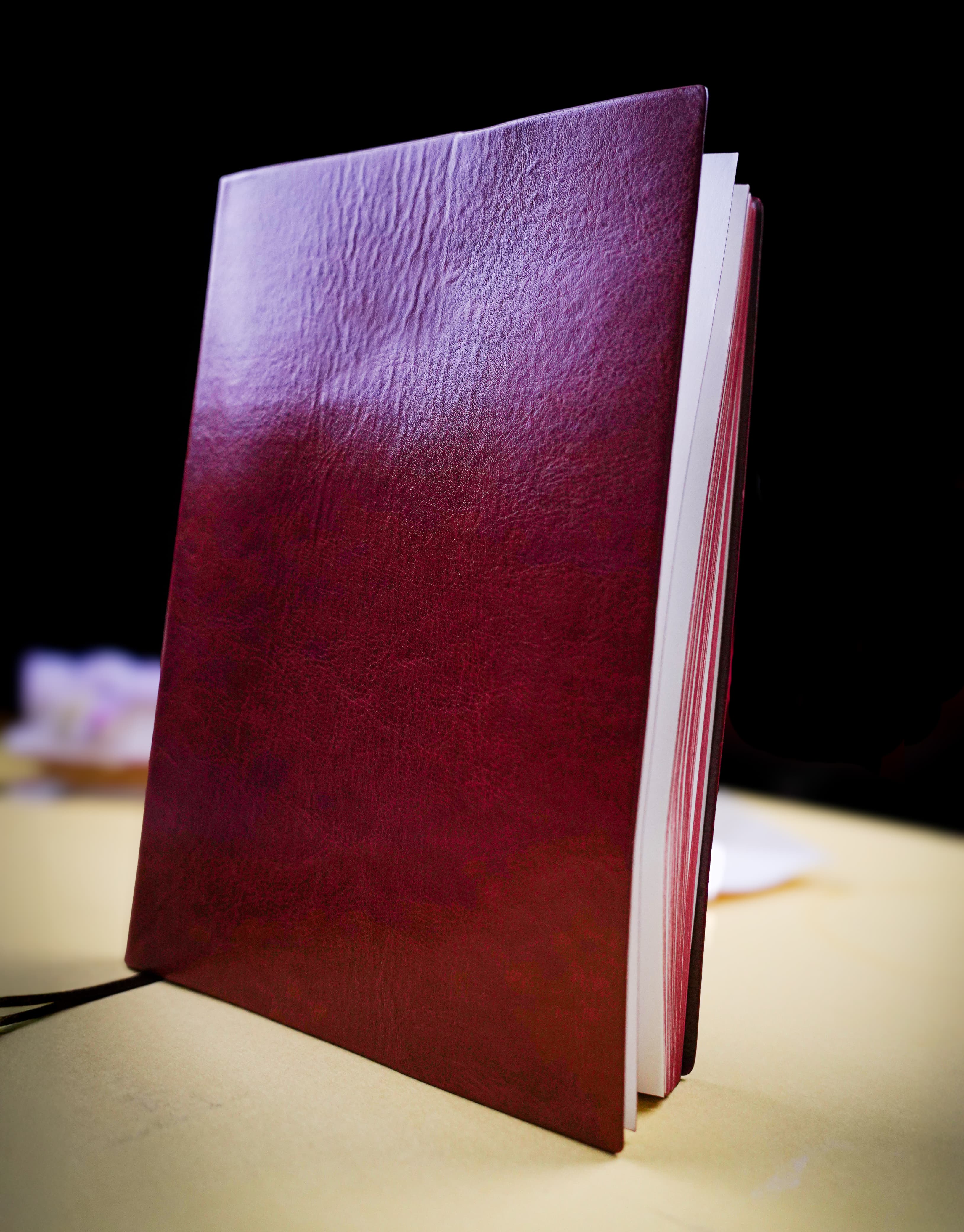 Leather Royal Red Journal
