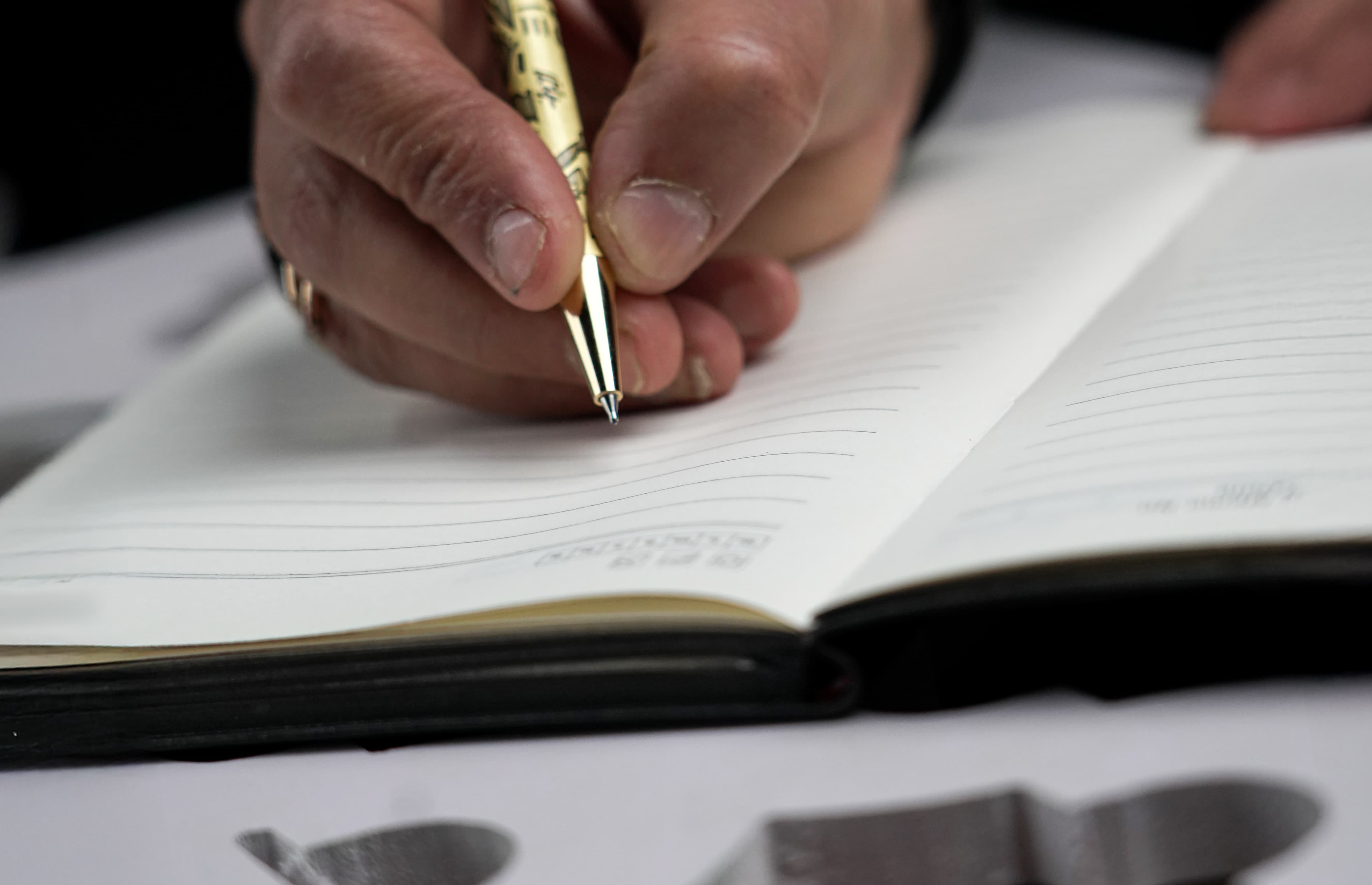 Majestic Black Leather Journal