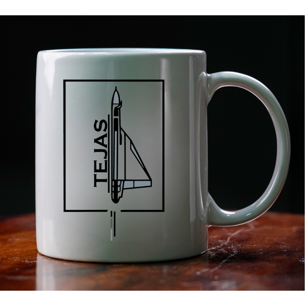 TEJAS Fighter Jet Coffee Mug